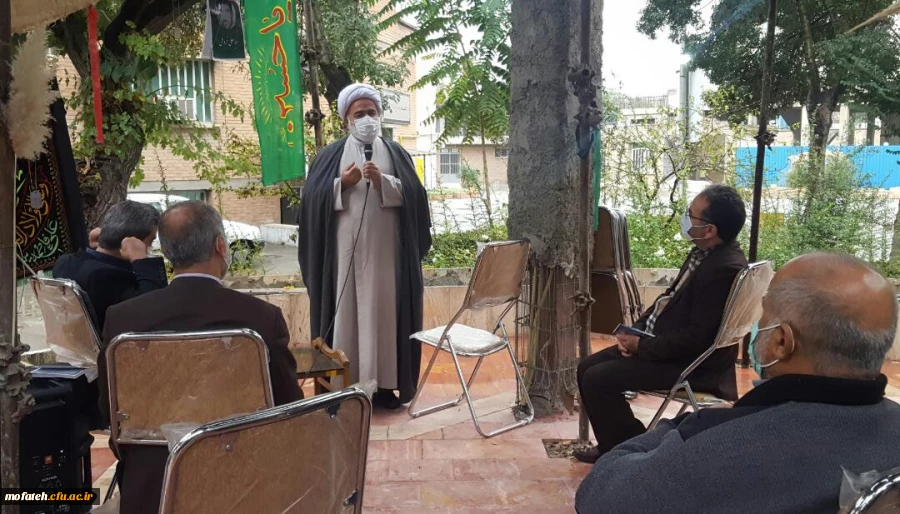 حضور مسئول نهاد نمایندگی مقام معظم رهبری(مد ظله العالی) در مدیریت امور پردیس های استان تهران در پردیس شهید مفتح شهرری 2