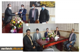 تجلیل مسئولان پردیس از معاون محترم آموزشی، فرهنگی و پژوهشی پردیس آقای دکتر پاشایی و همکاران ایشان به مناسبت هفته پژوهش