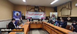 وی‍ژه برنامه ی گرامی داشت حماسه نهم دی در پردیس شهید مفتح برگزار شد