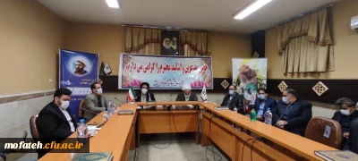 وی‍ژه برنامه ی گرامی داشت حماسه نهم دی در پردیس شهید مفتح برگزار شد