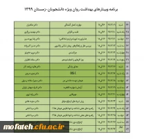 دوره های آنلاین بهداشت روان ویژه دانشجویان و دانشجومعلمان، با حضور متخصصان روان شناسی و مشاوره کشور 2