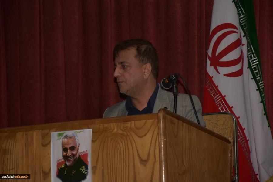 آیین معارفه مسئول محترم حراست پردیس شهید مفتح شهرری برگزار گردید 2