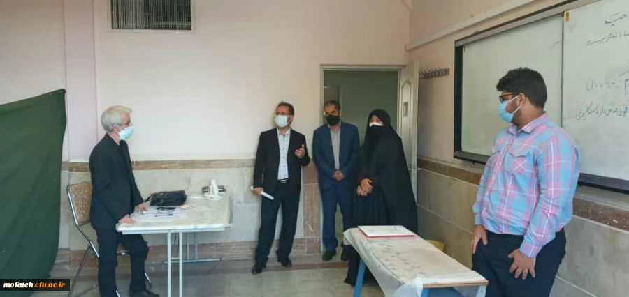 بازدید سرکار خانم پارسا مسئول محترم دانشجویی پردیس های استان تهران از فرآیند مصاحبه
 2