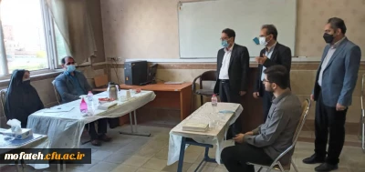بازدید آقاى دکتر پاشایى معاون محترم آموزشى، فرهنگى و پژوهشى پردیس استان هاى تهران از مصاحبه هاى تخصصى پردیس شهید مفتح