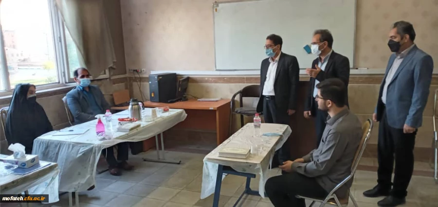 بازدید آقاى دکتر پاشایى معاون محترم آموزشى، فرهنگى و پژوهشى پردیس استان هاى تهران از مصاحبه هاى تخصصى پردیس شهید مفتح 2