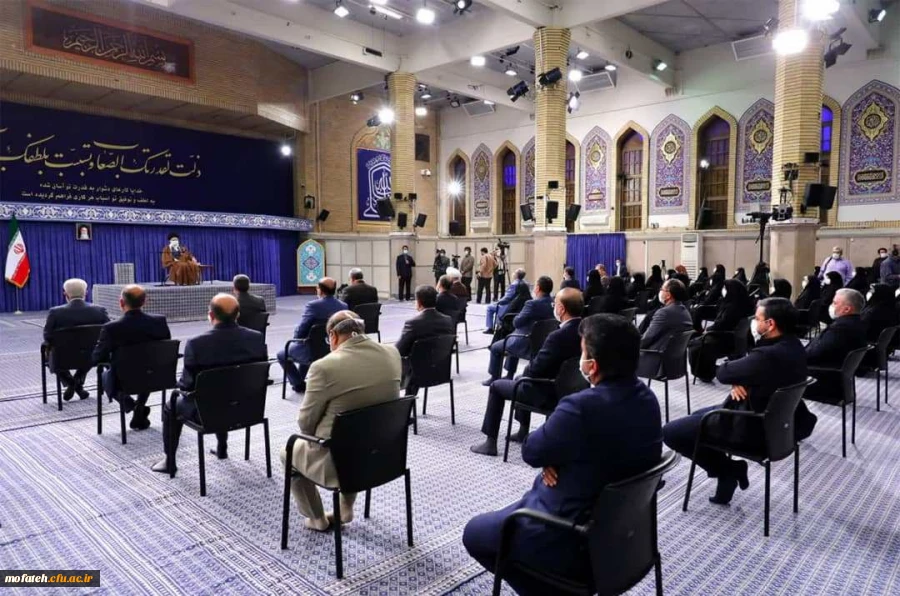 دیدار مقام معظم رهبری با پرستاران و خانواده محترم شهدای سلامت