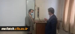 بازدید تیم ارزیابی نظارت سازمان مرکزی از میزان آمادگی پردیس شهید مفتح شهرری در امر بازگشایی پساکرونای دانشگاه فرهنگیان 3