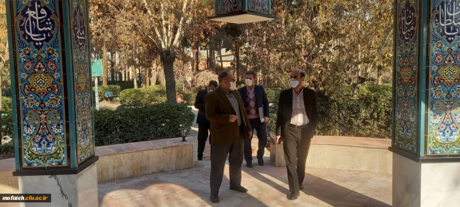 بازدید تیم ارزیابی نظارت سازمان مرکزی از میزان آمادگی پردیس شهید مفتح شهرری در امر بازگشایی پساکرونای دانشگاه فرهنگیان 4