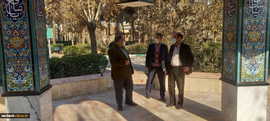 بازدید تیم ارزیابی نظارت سازمان مرکزی از میزان آمادگی پردیس شهید مفتح شهرری در امر بازگشایی پساکرونای دانشگاه فرهنگیان 6