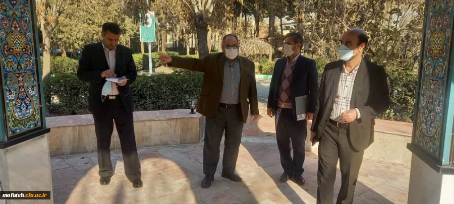 بازدید تیم ارزیابی نظارت سازمان مرکزی از میزان آمادگی پردیس شهید مفتح شهرری در امر بازگشایی پساکرونای دانشگاه فرهنگیان 9