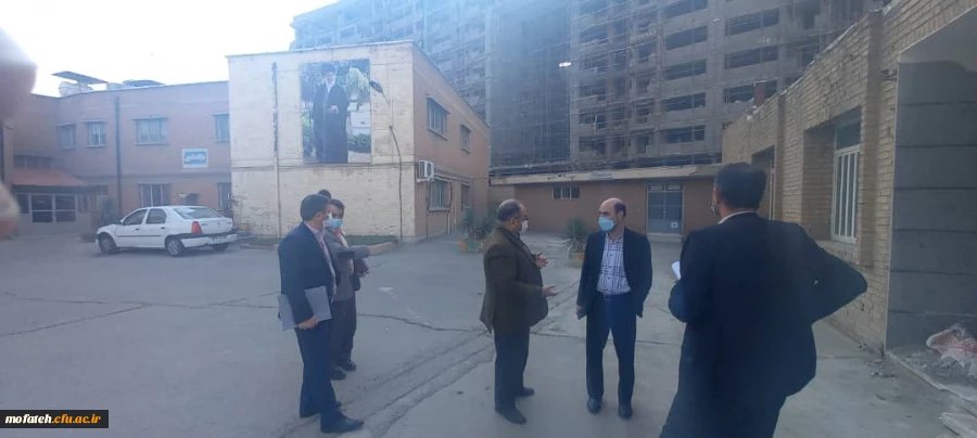 بازدید تیم ارزیابی نظارت سازمان مرکزی از میزان آمادگی پردیس شهید مفتح شهرری در امر بازگشایی پساکرونای دانشگاه فرهنگیان 12