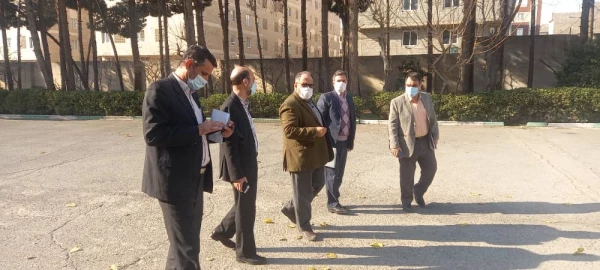بازدید تیم ارزیابی نظارت سازمان مرکزی از میزان آمادگی پردیس شهید مفتح شهرری در امر بازگشایی پساکرونای دانشگاه فرهنگیان 13