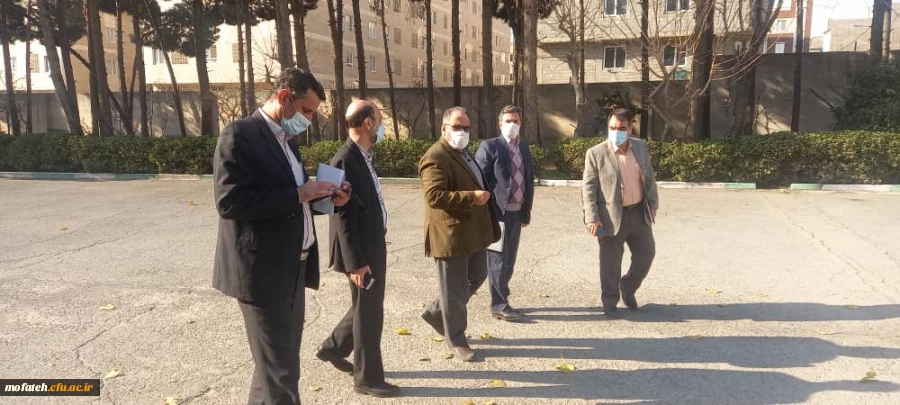 بازدید تیم ارزیابی نظارت سازمان مرکزی از میزان آمادگی پردیس شهید مفتح شهرری در امر بازگشایی پساکرونای دانشگاه فرهنگیان 13