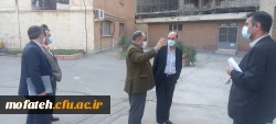 بازدید تیم ارزیابی نظارت سازمان مرکزی از میزان آمادگی پردیس شهید مفتح شهرری در امر بازگشایی پساکرونای دانشگاه فرهنگیان 14