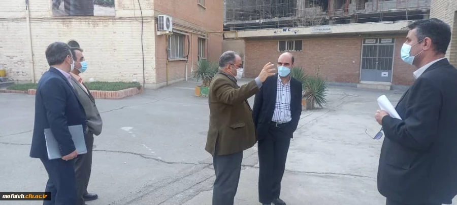 بازدید تیم ارزیابی نظارت سازمان مرکزی از میزان آمادگی پردیس شهید مفتح شهرری در امر بازگشایی پساکرونای دانشگاه فرهنگیان 14