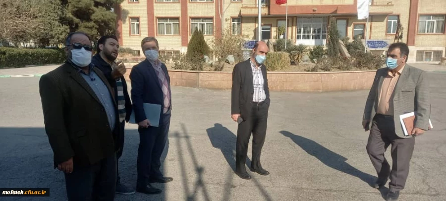 بازدید تیم ارزیابی نظارت سازمان مرکزی از میزان آمادگی پردیس شهید مفتح شهرری در امر بازگشایی پساکرونای دانشگاه فرهنگیان 18