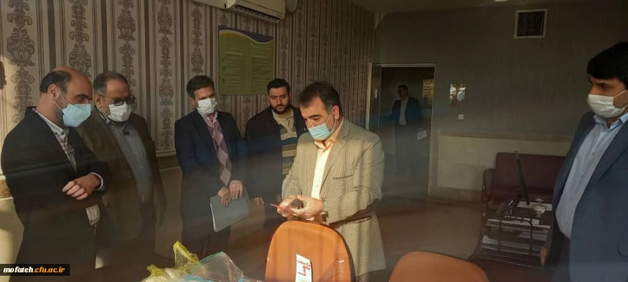 بازدید تیم ارزیابی نظارت سازمان مرکزی از میزان آمادگی پردیس شهید مفتح شهرری در امر بازگشایی پساکرونای دانشگاه فرهنگیان 20