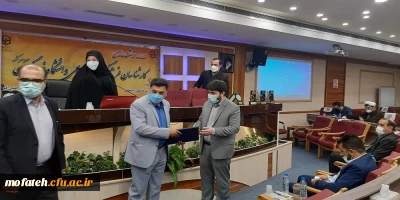 اعطای ابلاغ پویش سه شنبه های مهدوی توسط دکتر محمدی معاونت فرهنگی و اجتماعی سازمان مرکزی به مدت یکسال