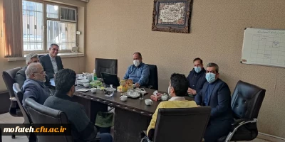 جلسه هماهنگی و برنامه ریزی جهت آماده سازی پردیس شهید مفتح شهرری برای ارائه خدمات حضوری به دانشجو معلمان گرامی