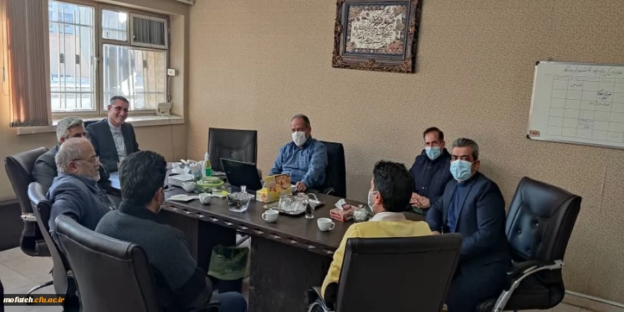 جلسه هماهنگی و برنامه ریزی جهت آماده سازی پردیس شهید مفتح شهرری 