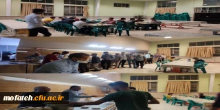 صرف افطاری دانشجو معلمان  پردیس شهید مفتح بعد از نماز مغرب و عشا