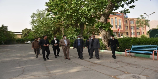 بازدید مدیرکل محترم آموزش پرورش شهرستان های استان تهران دکتر بهرامی از پردیس شهید مفتح شهرری 