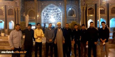 زیارت حرم سیدالکریم با دانشجومعلمان در دومین شب مراسم شب های قدر