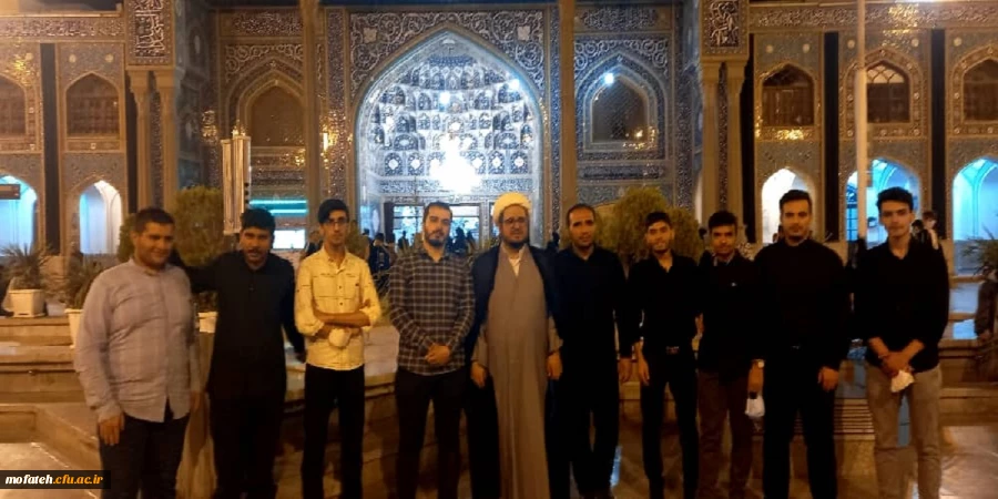 زیارت حرم سیدالکریم با دانشجومعلمان در دومین شب مراسم شب های قدر
