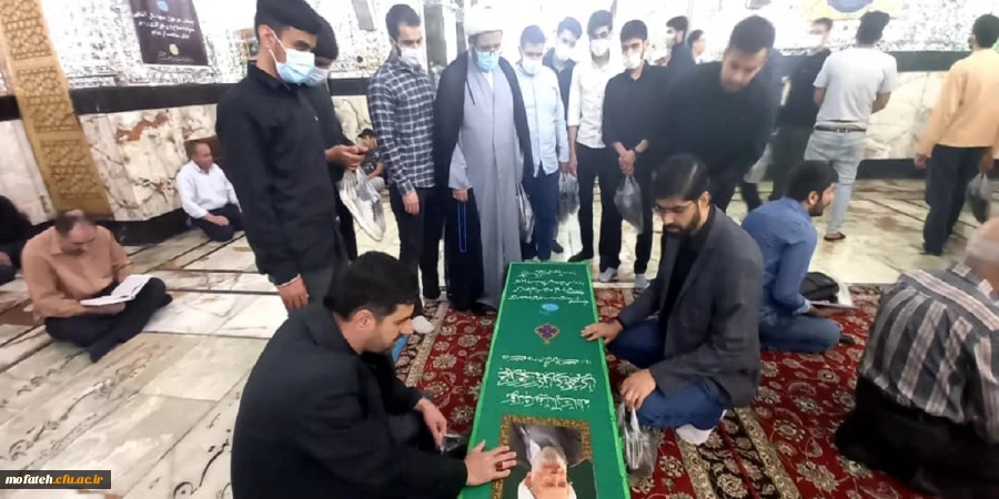زیارت حرم سیدالکریم با دانشجومعلمان در دومین شب مراسم شب های قدر