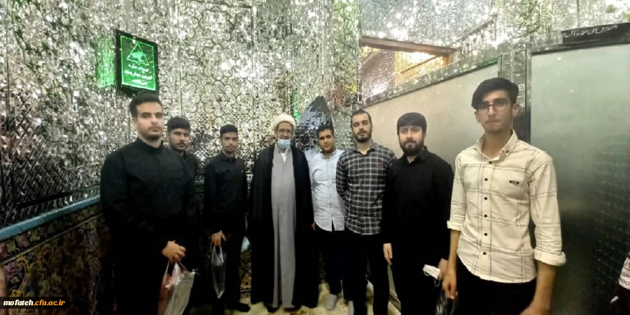 زیارت حرم سیدالکریم با دانشجومعلمان در دومین شب مراسم شب های قدر