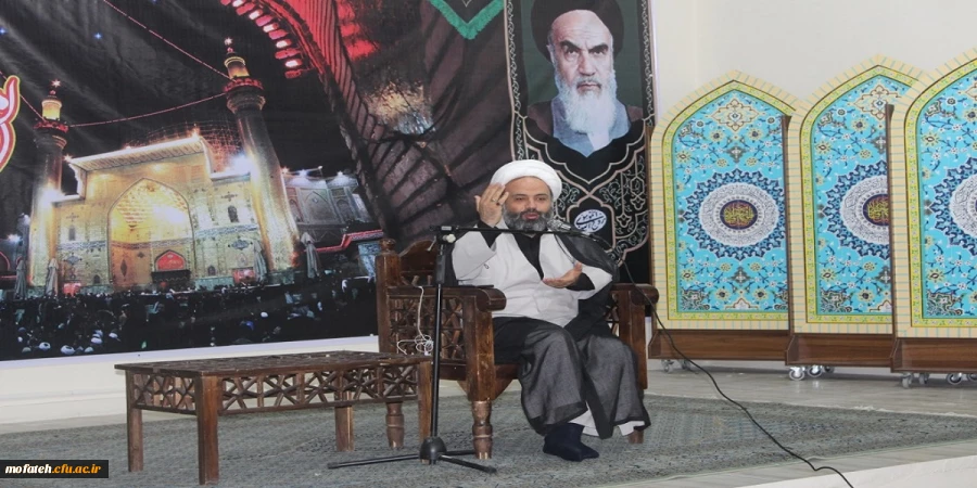 سخنرانی شب نوزدهم ماه مبارک رمضان  توسط حجت السلام والمسلمین دکتر مقدم مسئول نهاد نمایندگی مقام معظم رهبری در دانشگاه فرهنگیان استان تهران