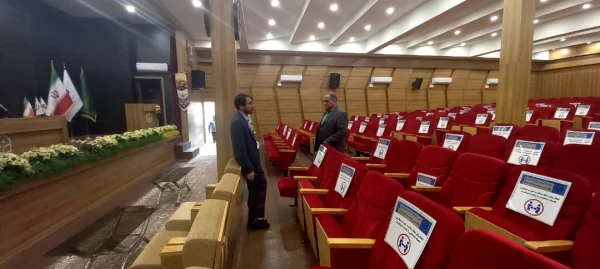 بازدید  دکتر الماسی، نماینده دفتر ریاست جمهوری  از پردیس شهید مفتح 4