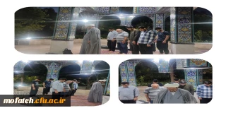 برگزاری نماز جماعت مغرب و عشا در جوار مزار مصفای شهید گمنام پردیس شهید مفتح