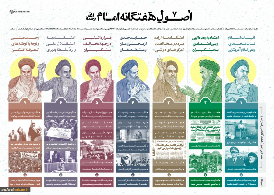 اصول هفت گانه امام خمینی (ره) 2