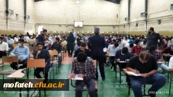 بازدیدسرپرست پردیس، از حوزه های امتحانی سالن ورزشی و  ساختمان آموزشی پردیس شهید مفتح 2