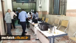 بازدیدسرپرست پردیس، از حوزه های امتحانی سالن ورزشی و  ساختمان آموزشی پردیس شهید مفتح 3