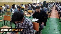 بازدیدسرپرست پردیس، از حوزه های امتحانی سالن ورزشی و  ساختمان آموزشی پردیس شهید مفتح 5