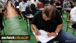 بازدیدسرپرست پردیس، از حوزه های امتحانی سالن ورزشی و  ساختمان آموزشی پردیس شهید مفتح 7