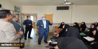 سرپرست محترم مدیریت امور پردیس های استان تهران؛

از روند مصاحبه داوطلبان ورود به دانشگاه فرهنگیان(1401)، آزمون پایان ترم تابستان و کلاس های مهارت آموزان پردیس شهید مفتح شهر ری