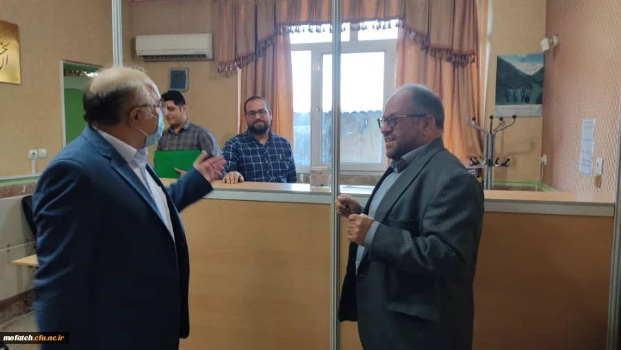 بازدید سرپرست محترم مدیریت امور پردیس های استان تهران از پردیس شهید مفتح 3