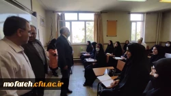 بازدید سرپرست محترم مدیریت امور پردیس های استان تهران از پردیس شهید مفتح 4