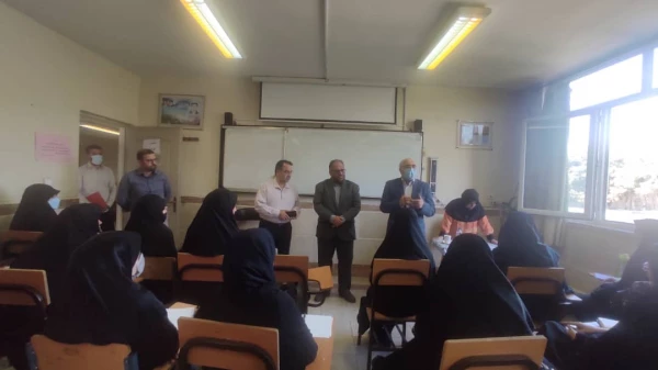 بازدید سرپرست محترم مدیریت امور پردیس های استان تهران از پردیس شهید مفتح 5