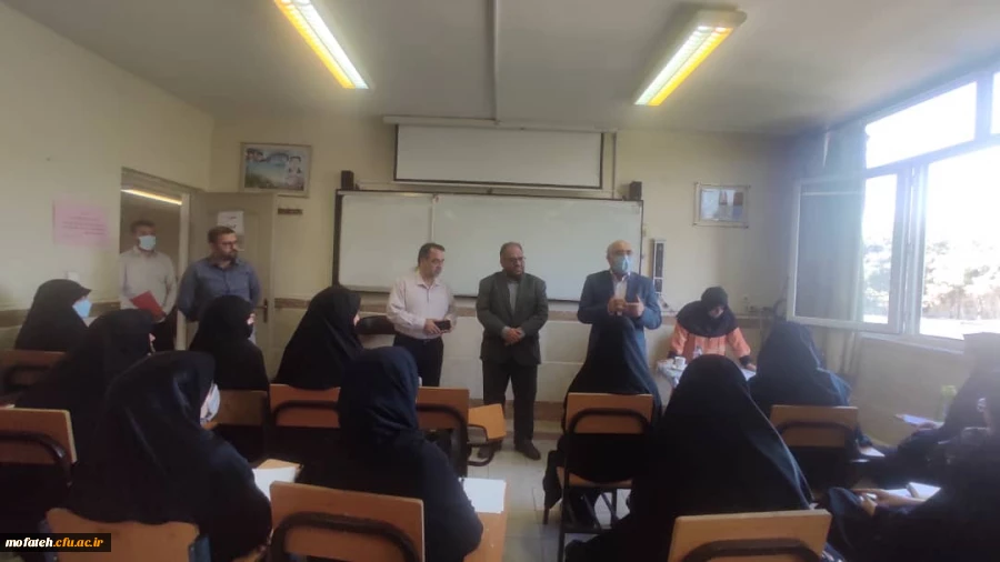 بازدید سرپرست محترم مدیریت امور پردیس های استان تهران از پردیس شهید مفتح 5