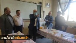 بازدید سرپرست محترم مدیریت امور پردیس های استان تهران از پردیس شهید مفتح 6