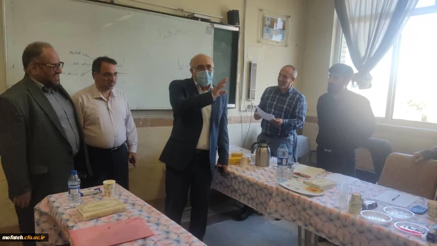 بازدید سرپرست محترم مدیریت امور پردیس های استان تهران از پردیس شهید مفتح 6