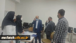 بازدید سرپرست محترم مدیریت امور پردیس های استان تهران از پردیس شهید مفتح 7