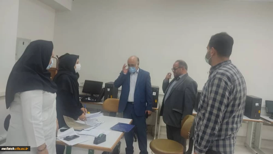 بازدید سرپرست محترم مدیریت امور پردیس های استان تهران از پردیس شهید مفتح 7