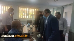 بازدید سرپرست محترم مدیریت امور پردیس های استان تهران از پردیس شهید مفتح 8