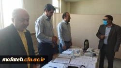  از روند مصاحبه داوطلبان ورود به دانشگاه فرهنگیان و نیز کلاس های مهارت آموزان بازدید کردند. 8