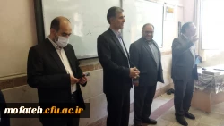  از روند مصاحبه داوطلبان ورود به دانشگاه فرهنگیان و نیز کلاس های مهارت آموزان بازدید کردند. 9